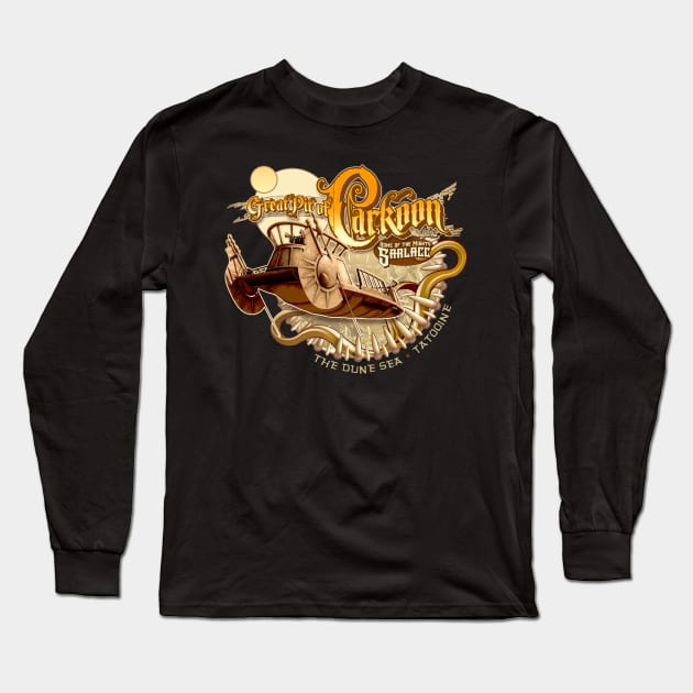 The Great Pit of Carkoon Long Sleeve T-Shirt by Sandtraders